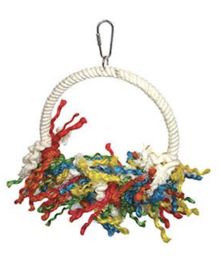 Adventure Bound Rope Preening Swing Parrot Toy